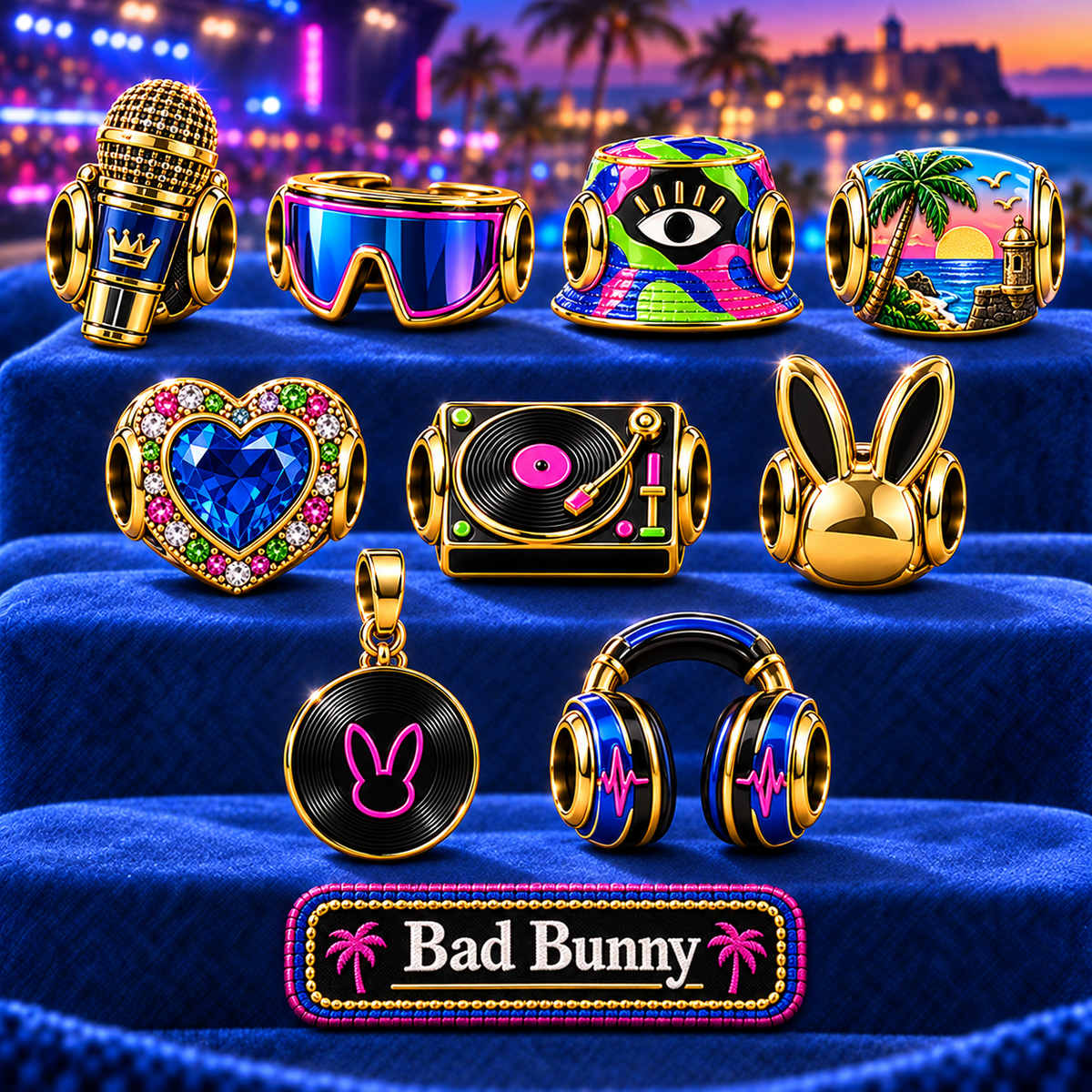 BBN Gold Charm Set PNPA