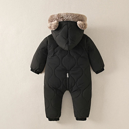 2026 New born Baby Girl clothes Winter Snowsuit Plus Velvet clothing Boys Jumpsuit 0-3 Years Romper boy Overalls Toddler Coat